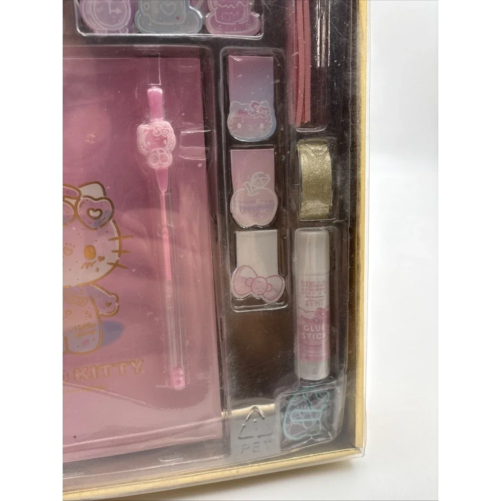 New Hello Kitty 50th Anniversary DIY Journal Set 75+ Pieces (GA) Never Used
